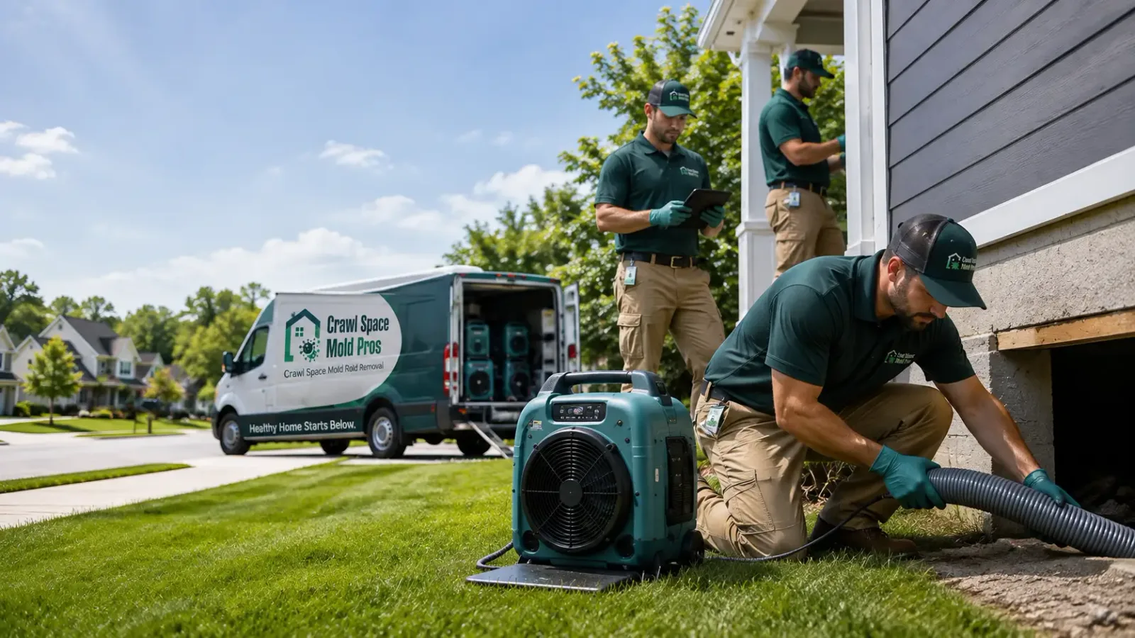 Crawl Space Mold Removal in Wyoming, MN